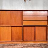 Library cabinet showcase modular shelf Oscar by Didier ROZAFFY