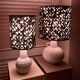 Lampe vase du milieu du siècle avec abat-jour japonais