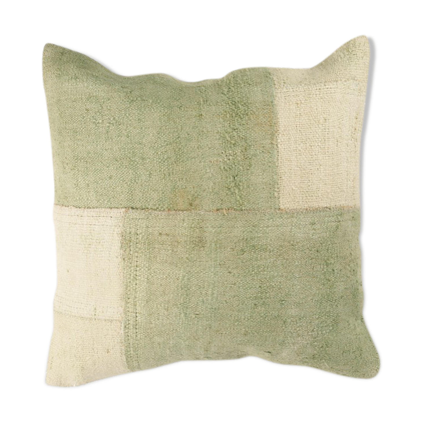Hemp patchwork cushion cover 50 x 50 cm