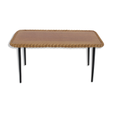 1970s Coffe Table with Rattan edge, France