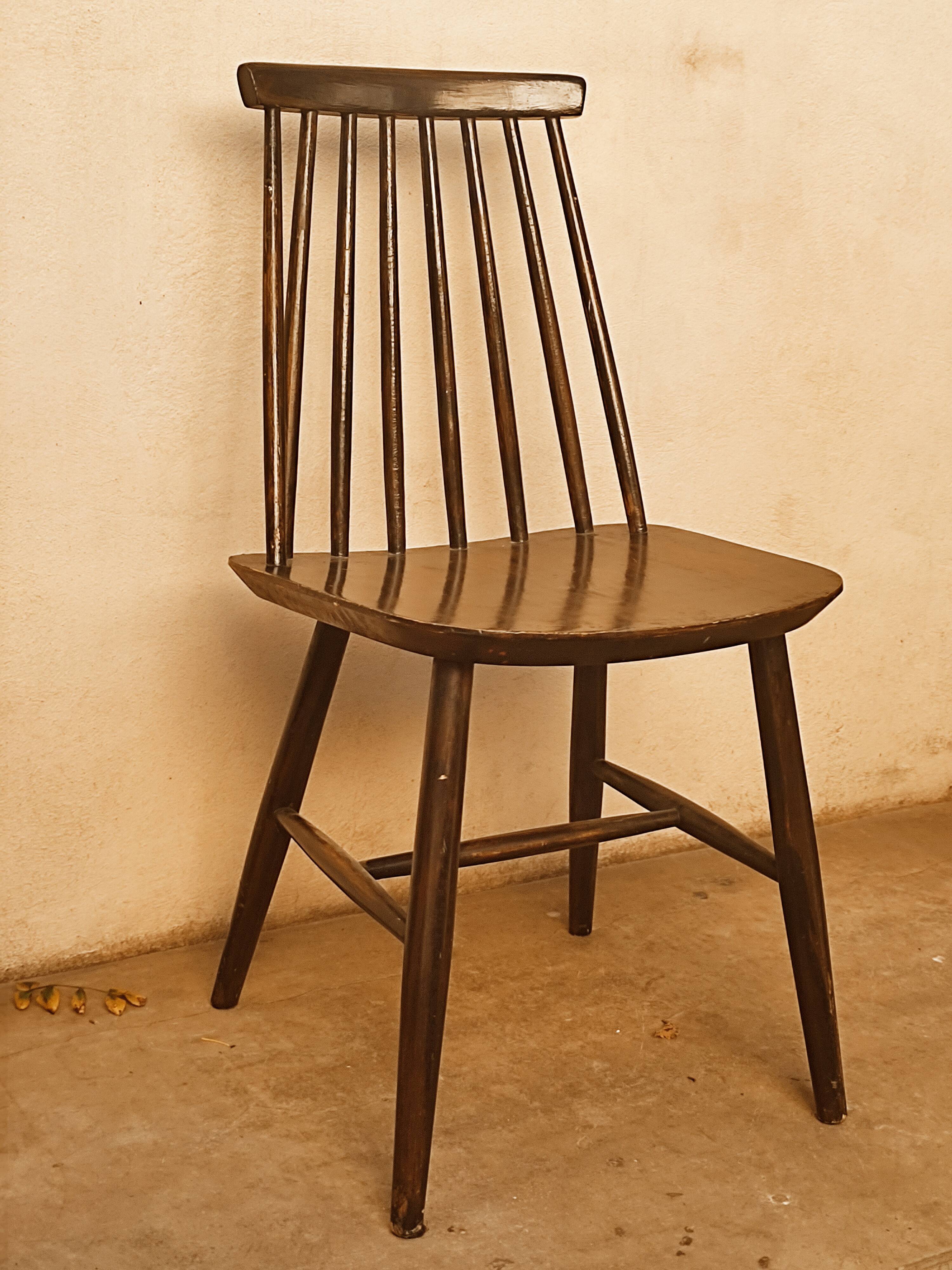 Scandinavian wooden chair