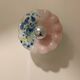 Murano flower wall light