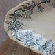 Ravier ironstone Longchamp model Louis XVI with old blue decoration.