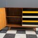 Jiri Jiroutek Yellow sideboard model U458 by Interier Praha 1960s