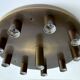 Large Vintage Brass Ceiling Light