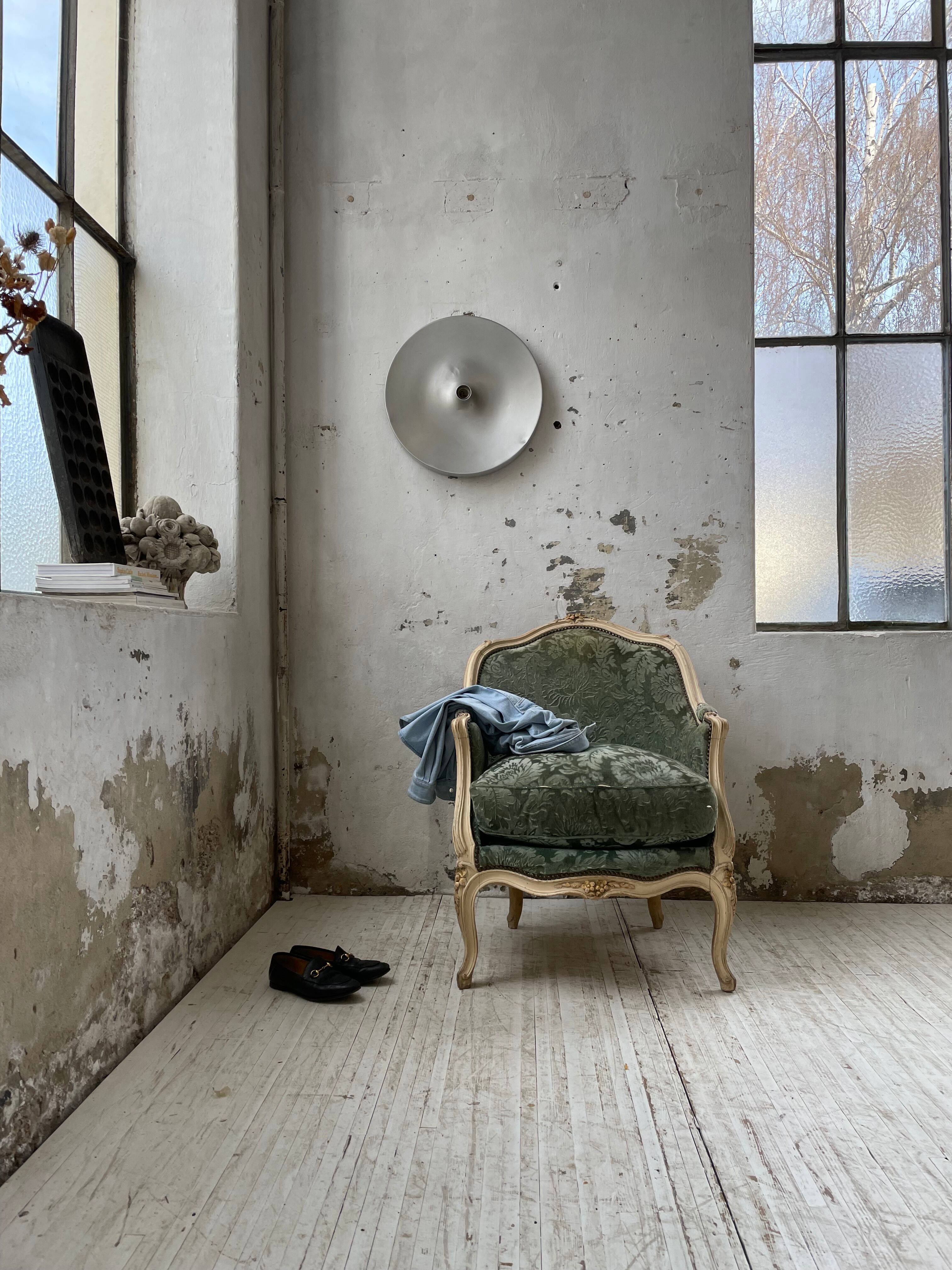 Louis XV shepherdess armchair