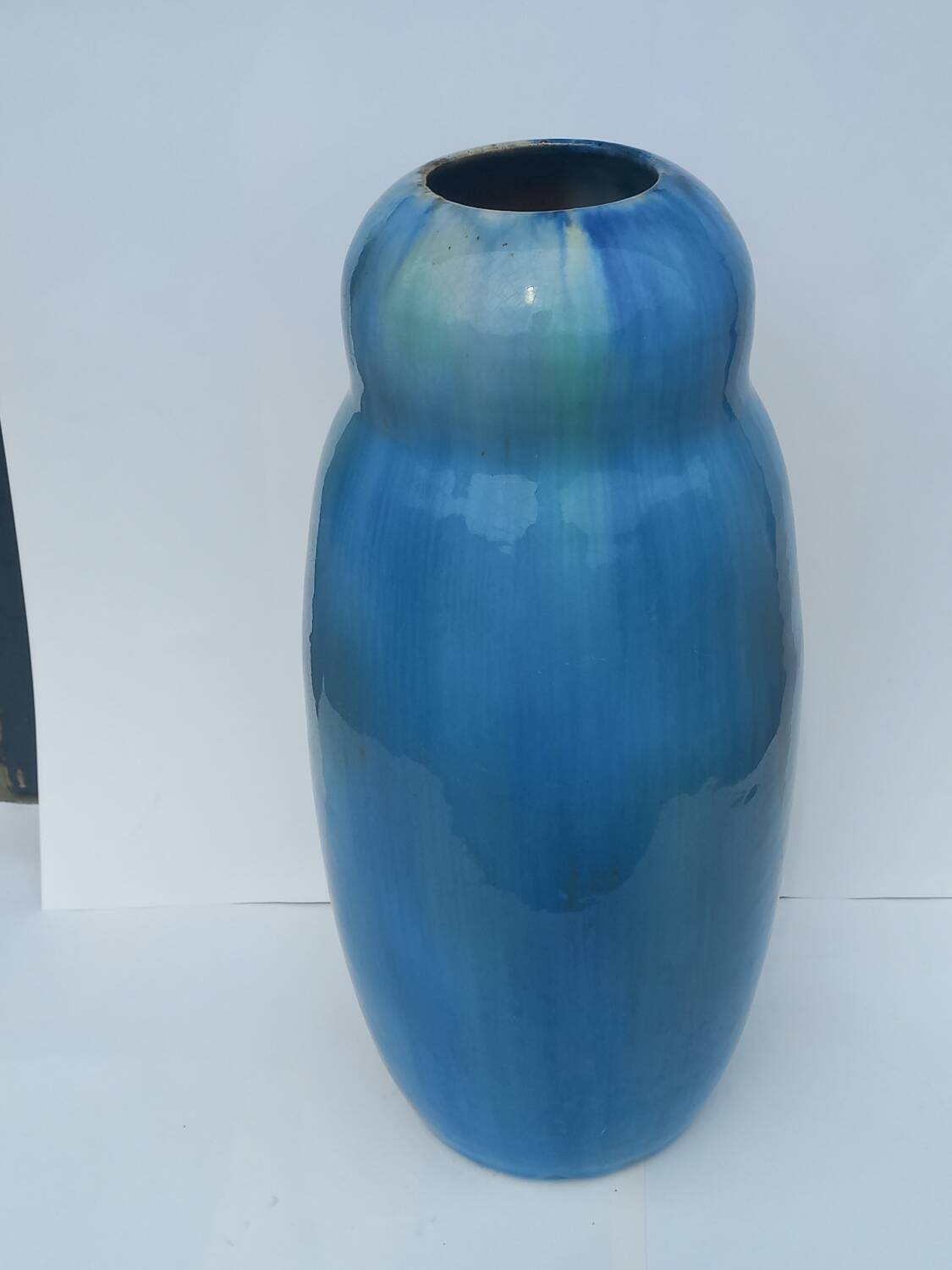 Ceramic dripping vase from the 1930s signed