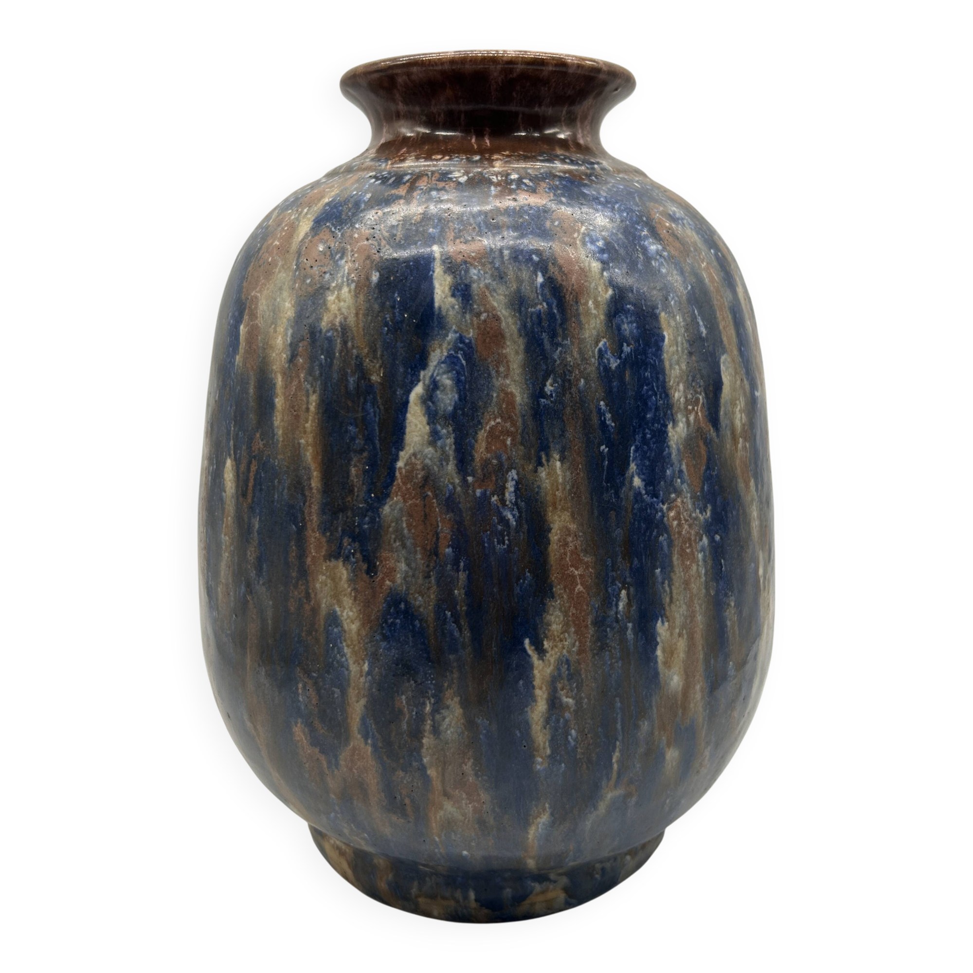 ART DECO vase in Bouffioulx stoneware