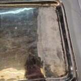 Antique silver-plated tray