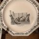 Set of six dessert plates