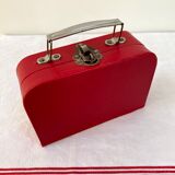 Red suitcase from the 60s