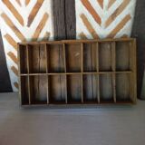 Wooden shelf drawer box