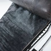 Black Fur LC4 Chaise Longue by Le Corbusier & Pierre Jeanneret for Cassina