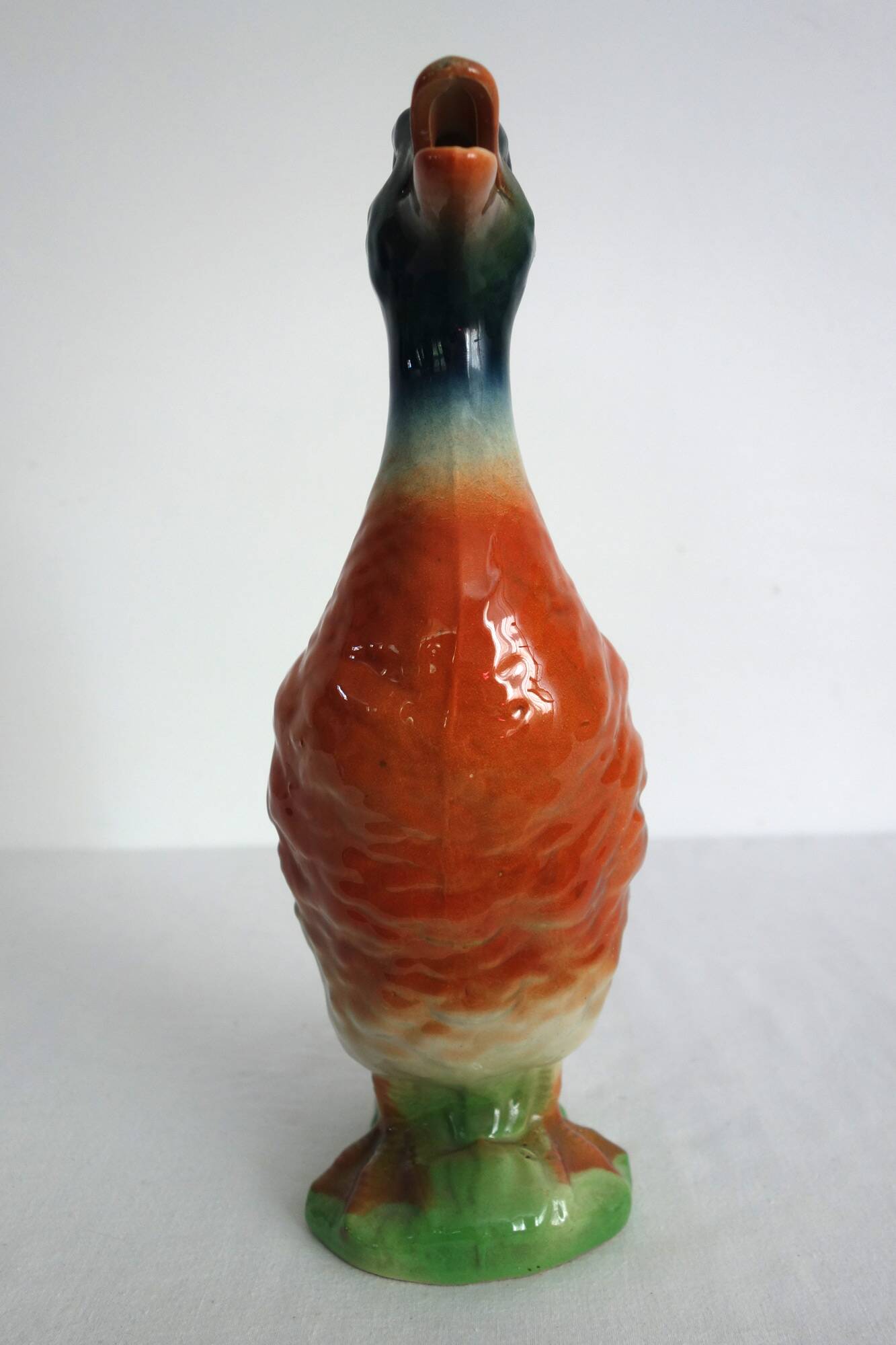 Ancien Pichet Barbotine Canard Saint Clément