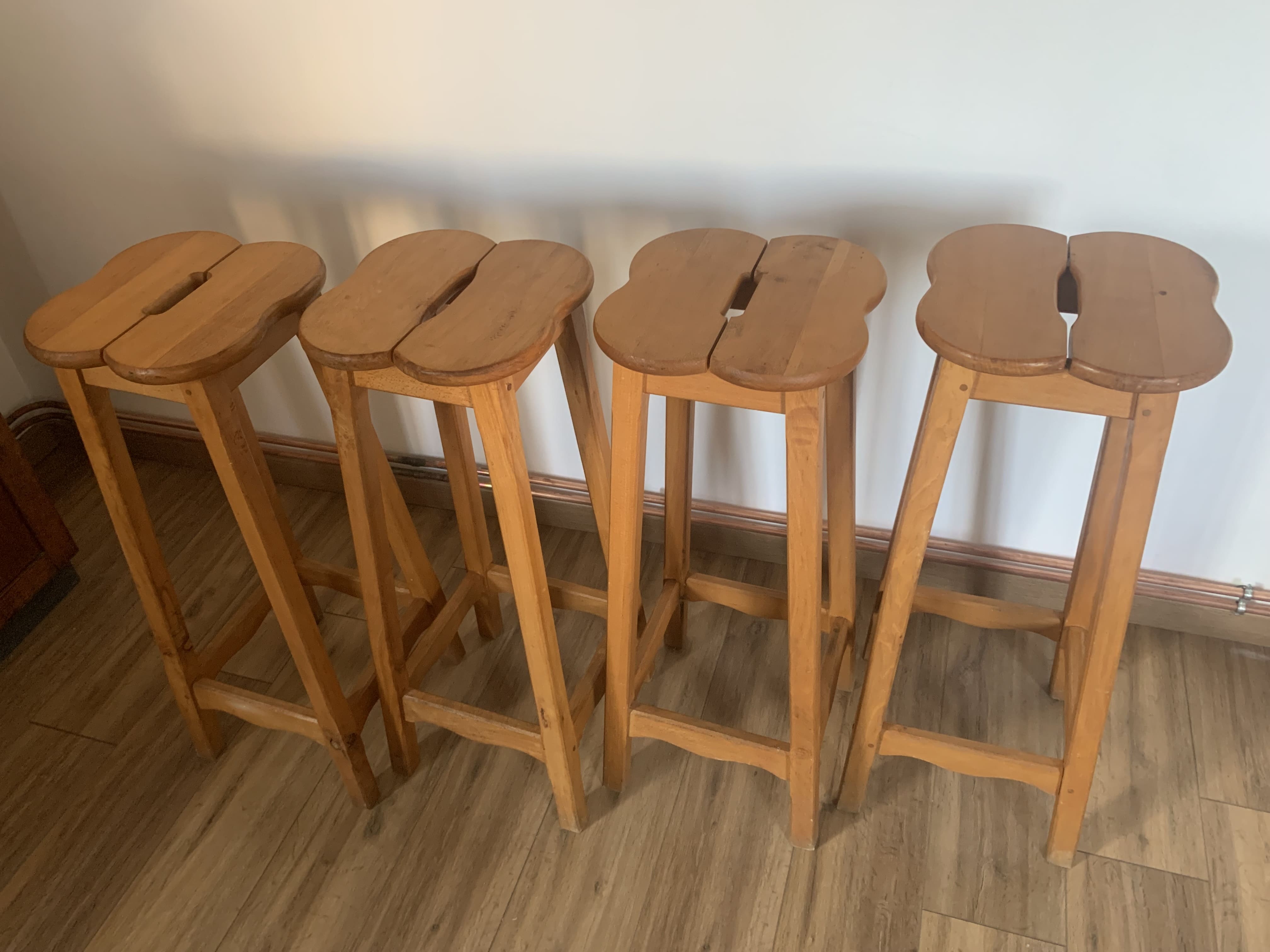 Set of 4 high stools