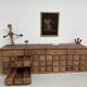 Old trade furniture with oak drawers XL format