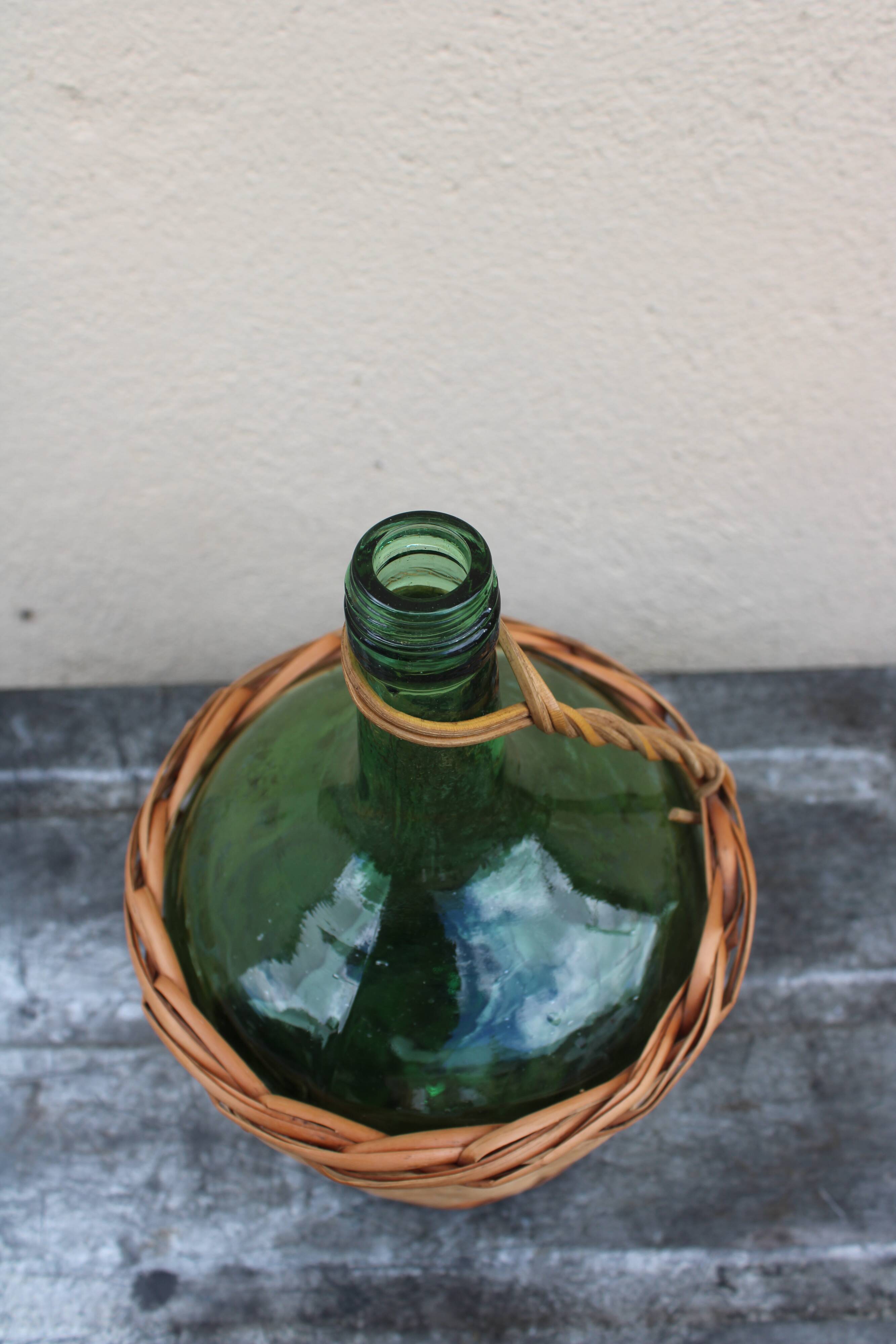 Demijohn wicker jeanne