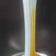Large blown glass vase, artistic glassware from the 1970s.