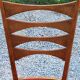 Set of 6 vintage Scandinavian style chairs from the 50s
