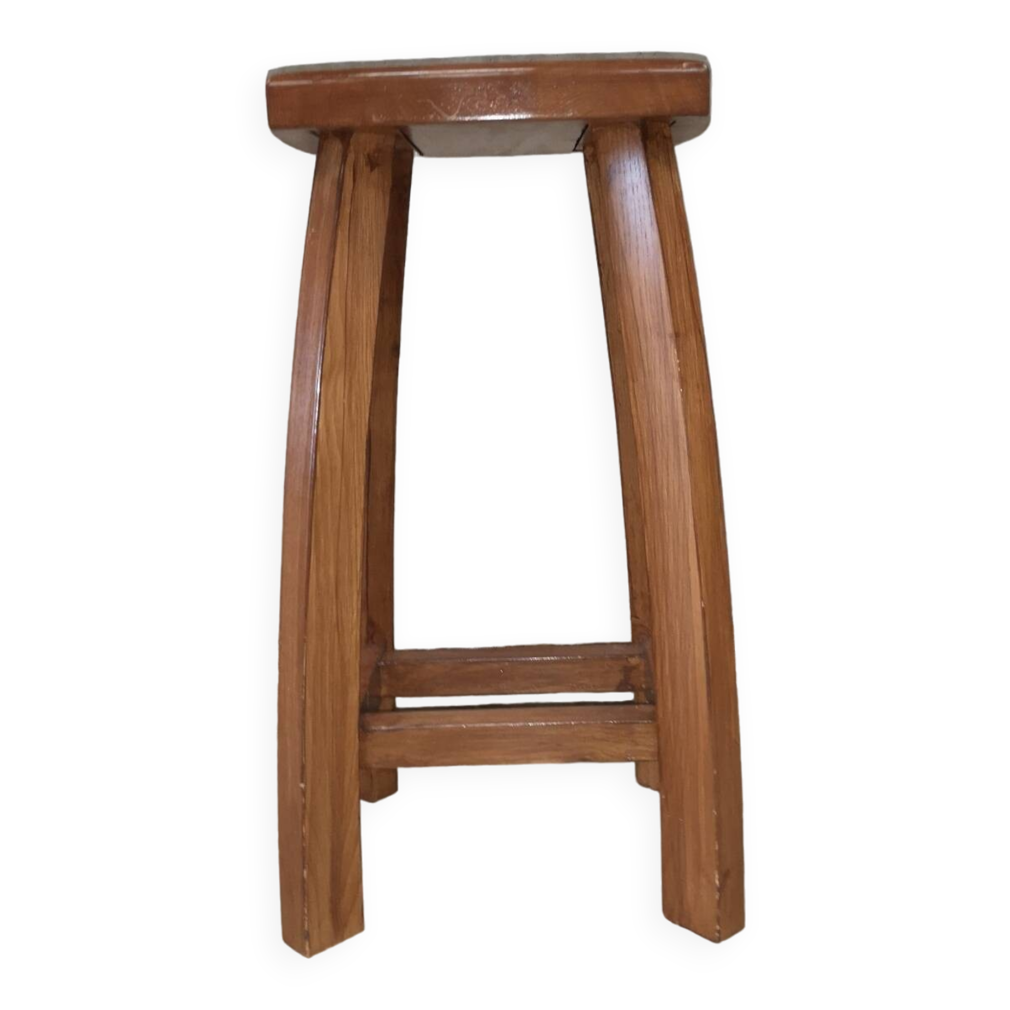 Vintage wooden bar stool