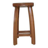 Vintage wooden bar stool