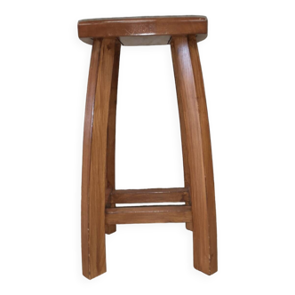 Vintage wooden bar stool