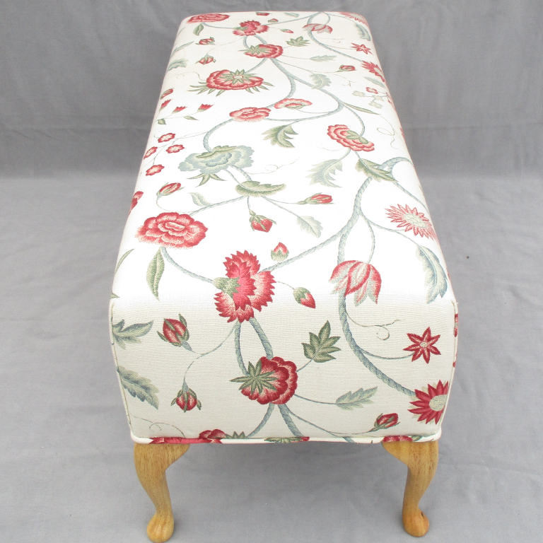 Gp & j baker upholstered window seat/ foot stool