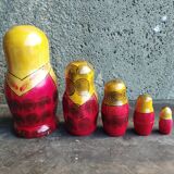 5 russian matryoshka dolls