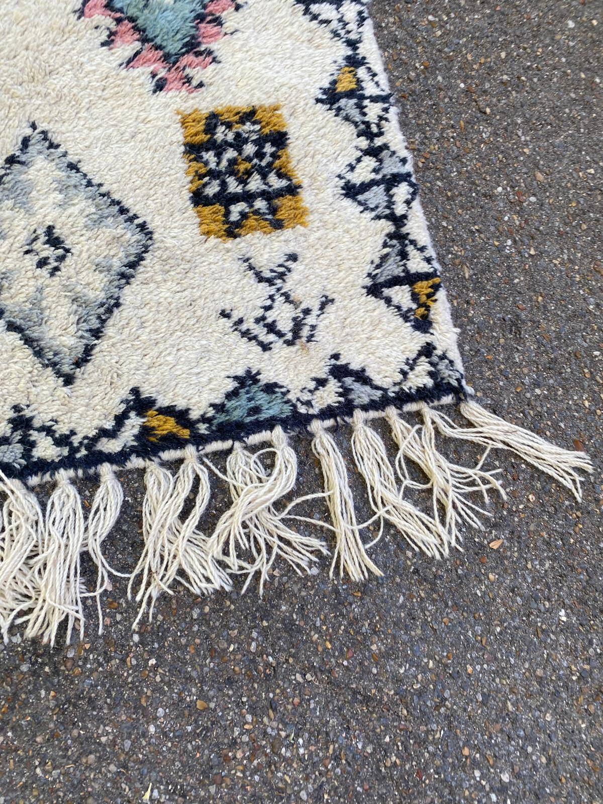 100% Wool Rug La Redoute Interiors 160x230cm Berber style