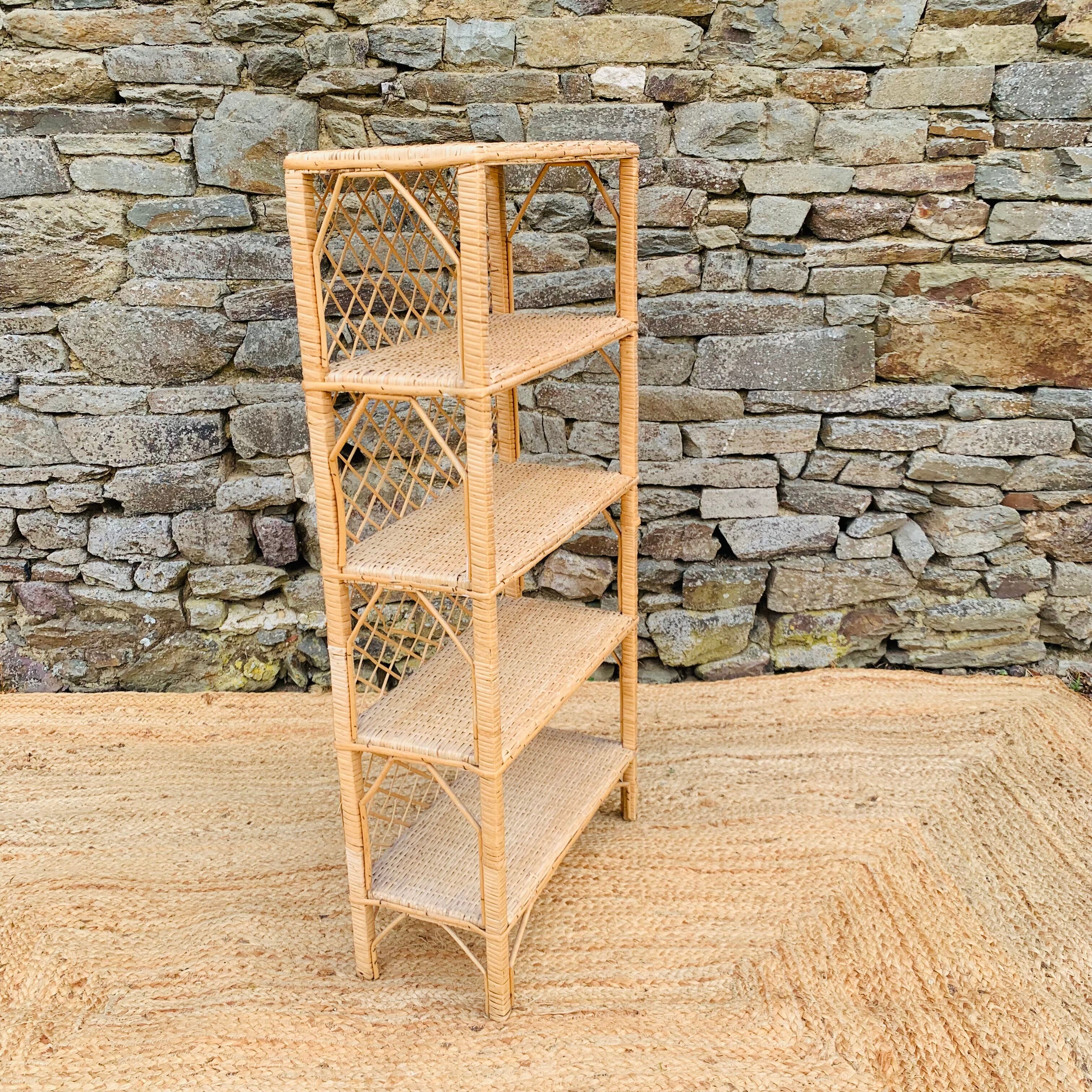 Wicker shelf