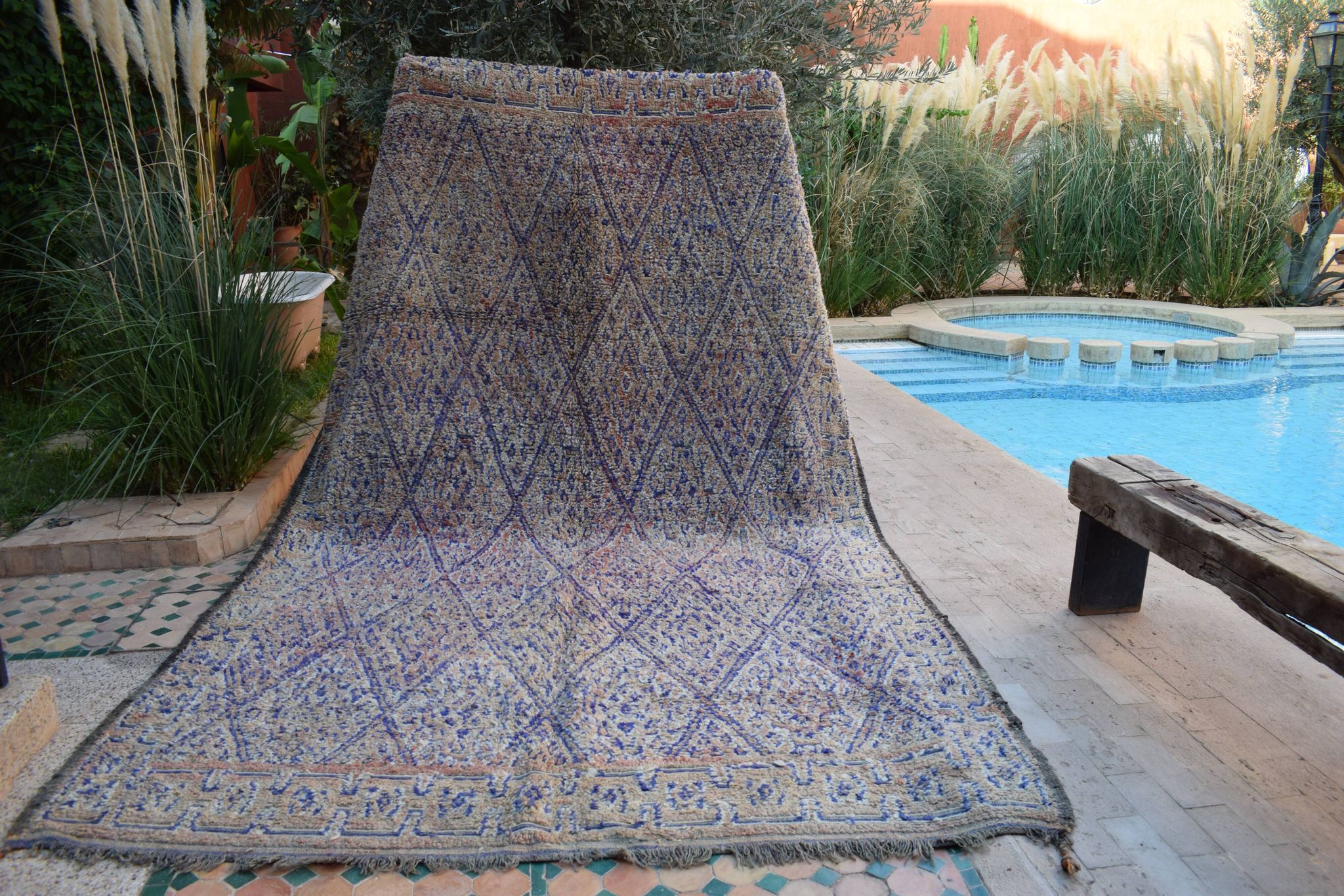 Vintage Moroccan Berber rug, 360x327 cm