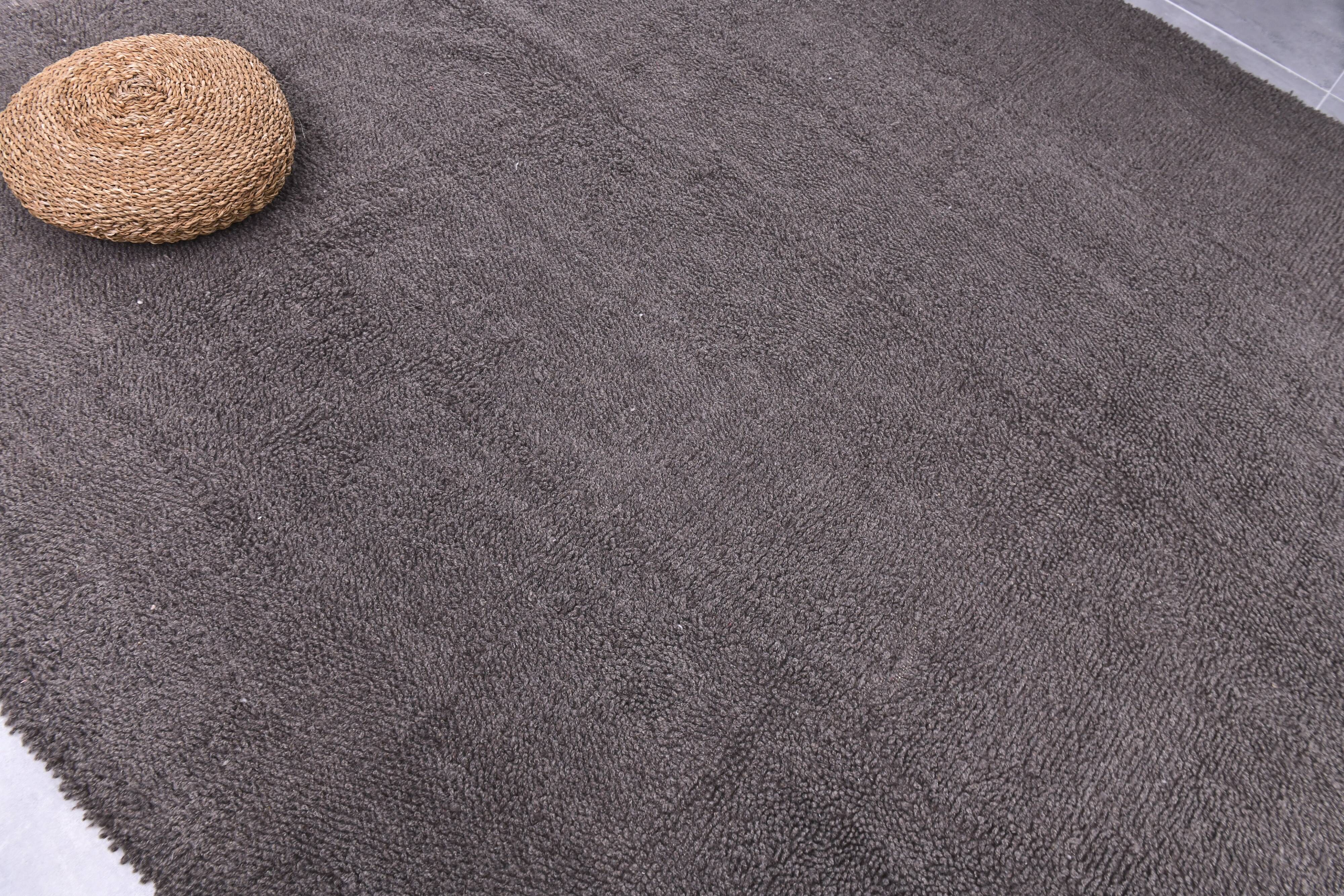 8x10 Rug For Living Room Brown Vintage Rug, 259x302Cm SK 240428 FREE SHIPPING