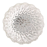 Cast glass ceiling lamp