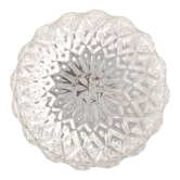 Cast glass ceiling lamp