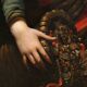 Ancient Italian painting from the 17th century, allegory of magnificence