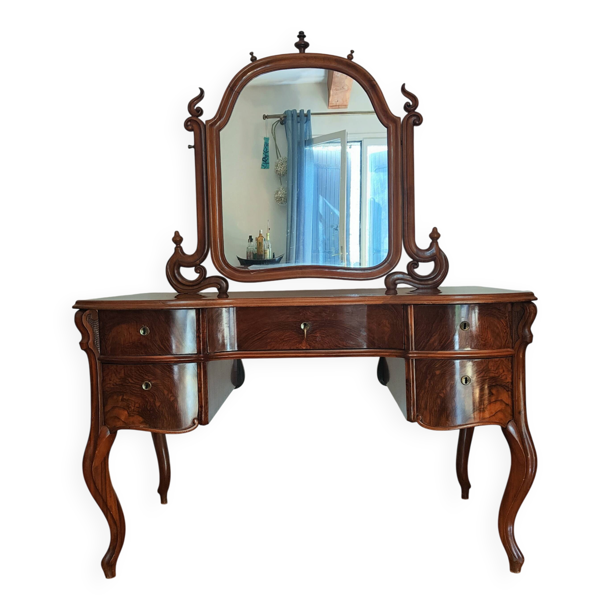 Coiffeuse style Louis Philippe