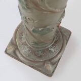 Art Nouveau console or pied de stall in glazed plaster, 1920s