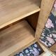 Parisian Art Deco wardrobe in raw oak, renovated.
