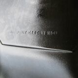 3 flat plates arcoroc - noir france - collection esso -