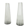 Ensemble de 2 vases à turmaline des années 1960 par Wilhelm Wagenfeld pour le WMF, Allemagne