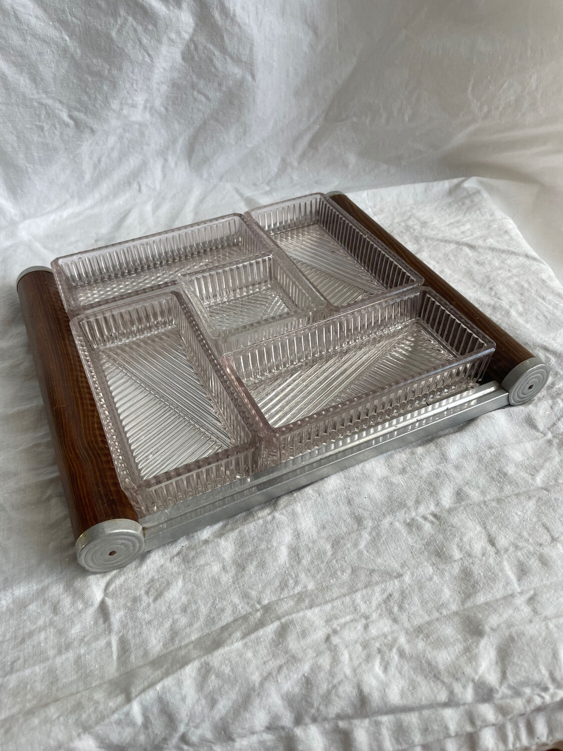 Art Deco aperitif servant tray