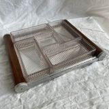 Art Deco aperitif servant tray