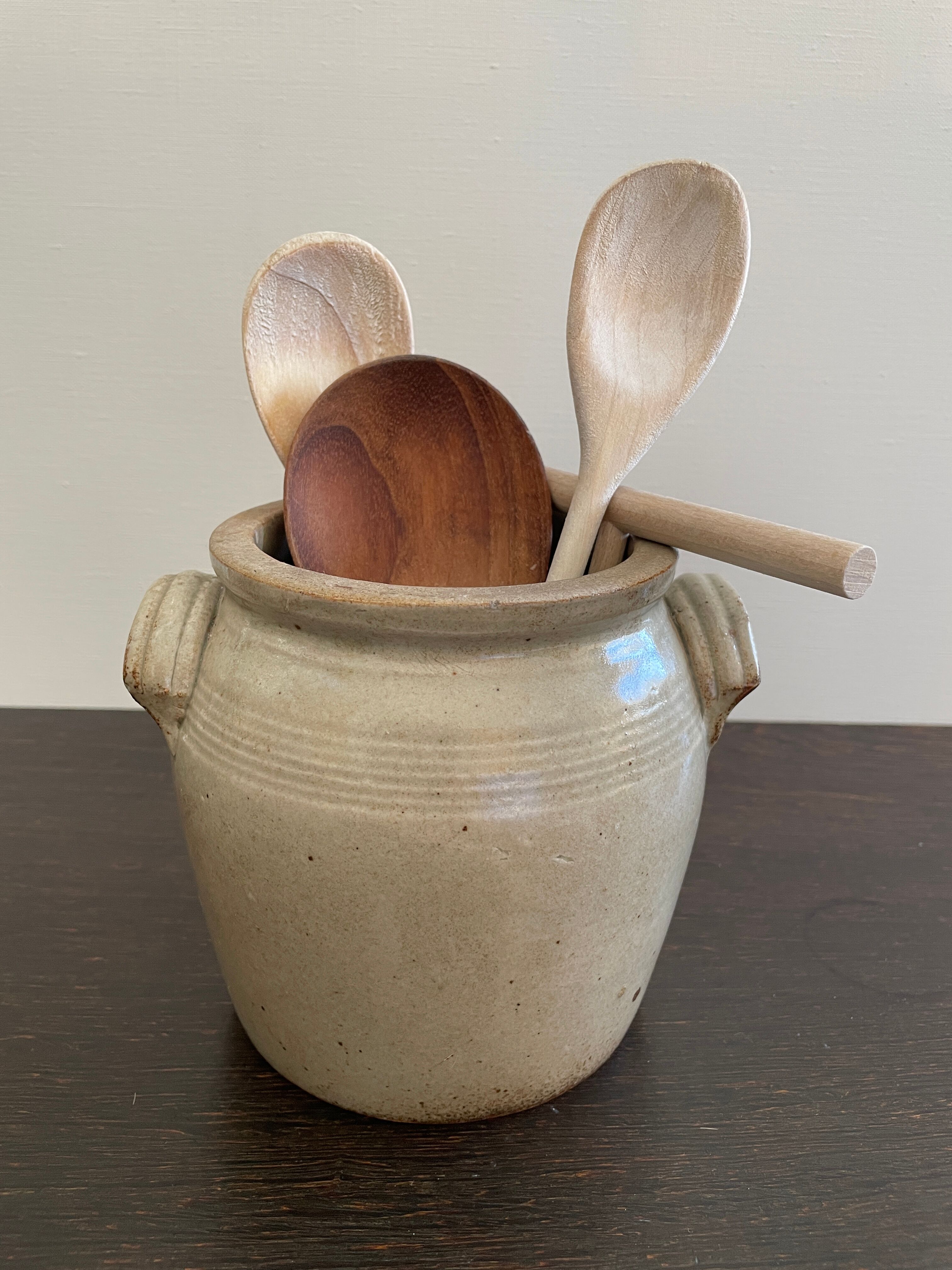 Ideal stoneware pot for Utensils Kitchen