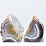 Agate polished greenhouse mineral book