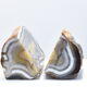 Agate polie  serre livre minéraux
