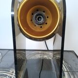 Chrome lamp and plexiglas 1970