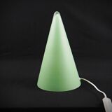 Teepee XL lamp in green opaline glass Vintage 90s design