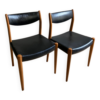 Ensemble de 2 chaises scandinave