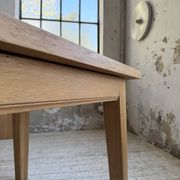 Table de ferme extensible en chêne massif