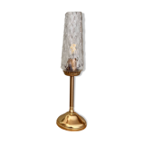 Vintage glass globe table lamp